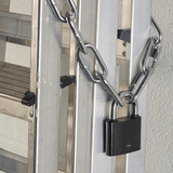 Yale Padlocks & Accessories Yale Y111 60mm Cast-Iron Padlock with Hardened Steel Shackle | Silver & Black