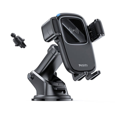 Yesido Power & Charging Accessories Yesido 15W Wireless Charger Car Phone Mount Holder - C187