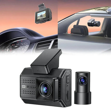 Yesido Vehicle Safety & Security Yesido 4K Dual Dash Camera Recorder - KM15