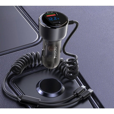 Yesido Power & Charging Accessories Yesido 60W Fast Charging Car Charger - Y58