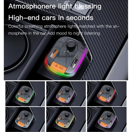 Yesido Audio & Entertainment Yesido Car FM Transmitter, Bluetooth, Card Reader & MP3 with Three USB Fast Charging Ports - Y45