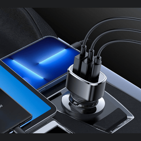 Yesido Power & Charging Accessories Yesido Fast Charging Car Charger 49W with 3 Ports - Y47