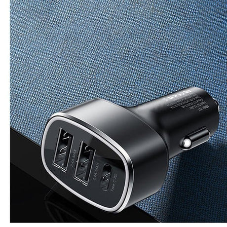 Yesido Power & Charging Accessories Yesido Fast Charging Car Charger 49W with 3 Ports - Y47