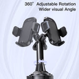 Yesido Navigation & Smart Devices Yesido Universal Car Cup Holder Phone Mount Bracket with 360° Rotation - C195