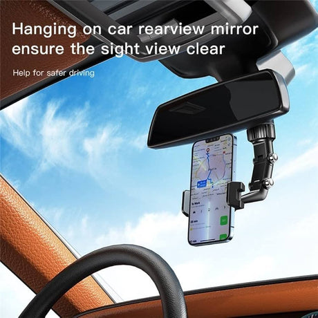 Yesido Navigation & Smart Devices Yesido Universal Car Rear View Mirror Adjustable Phone Mount Holder - C192