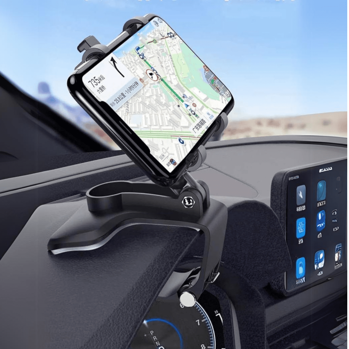 Yesido Navigation & Smart Devices Yesido Universal Multifunctional Car Dashboard Phone Mount Holder with 900° Rotation - C101