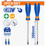 Wadfow  2-Piece Screwdriver Set 300mm  -  WSS1402