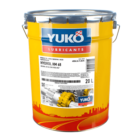 Yuko Engine Oils & Vehicle Fluids Yuko Hydrol HM 68 Jerry Can - 20L