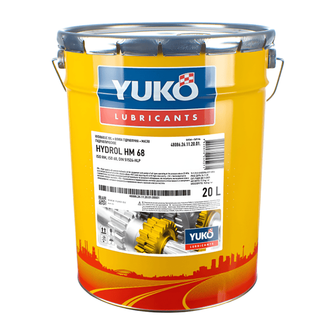 Yuko Engine Oils & Vehicle Fluids Yuko Hydrol HM 68 Jerry Can - 20L