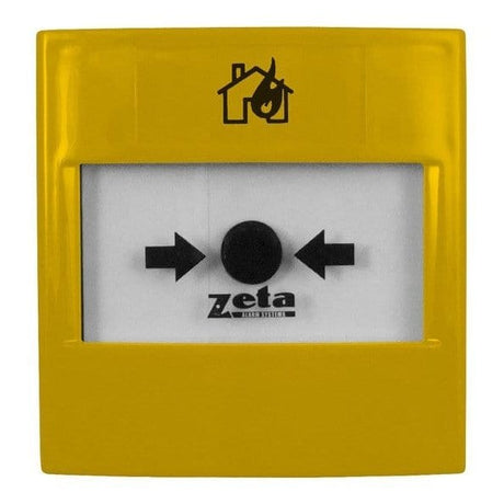 Zeta Fire Safety Equipment Zeta CP4 Conventional Double Pole Flush Mount Manual Call Point