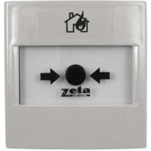 Zeta Fire Safety Equipment Zeta CP4 Conventional Double Pole Surface Mount Manual Call Point