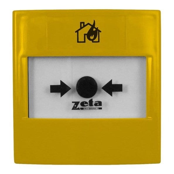 Zeta Fire Safety Equipment Zeta CP4 Conventional Double Pole Surface Mount Manual Call Point