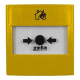 Zeta Fire Safety Equipment Zeta CP4 Conventional Single Pole Flush Mount Manual Call Point