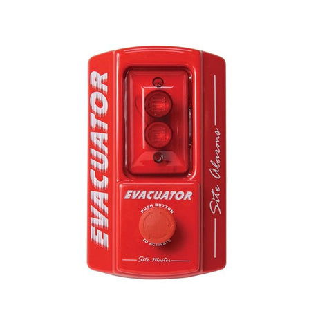 Zeta Fire Safety Equipment Zeta Evacuator Site Master Alarm with Push Button Activation - FMCEVASMPB