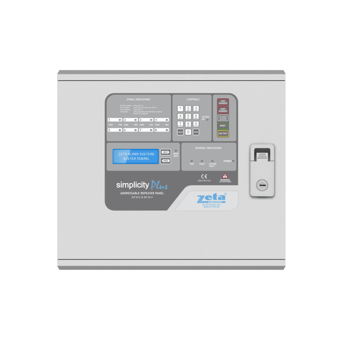 Control Center Repeater Improve your fire alarm system monitoring and control with the Zeta ...
