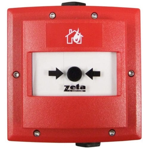 Zeta Fire Safety Equipment Zeta Weatherproof Addressable Surface Mount Manual Call Point - ZT-CP3/AD/WP