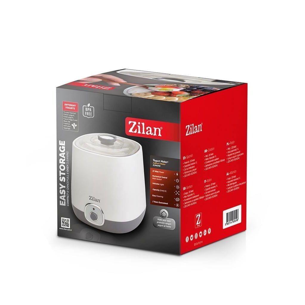 Zilan Kitchen Appliances Zilan 1L Yogurt Maker 20W - ZLN6098