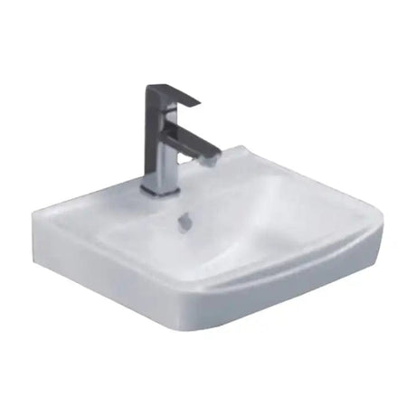 Zotto Bathroom Sink Zotto Single Hole Wall-hung Wash Hand Basin 450x380x175mm - ZT-S12