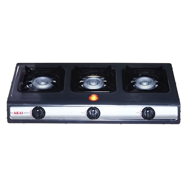 Akai Kitchen Appliances Akai 3 Burner Table Top Gas Cooker - GC015A-8301