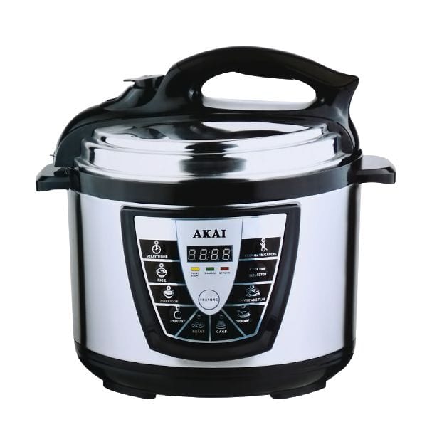 Akai Kitchen Appliances Akai 6L Stainless Steel Pressure Cooker 1000W - PCK001A-D60