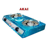 Akai Kitchen Appliances Akai Auto-Ignition 2 Burner Table Top Gas Cooker - GC010A8202