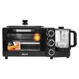 Akai Electric Kettle Akai Black 3 in 1 Breakfast Maker 9L - BM001A-3104