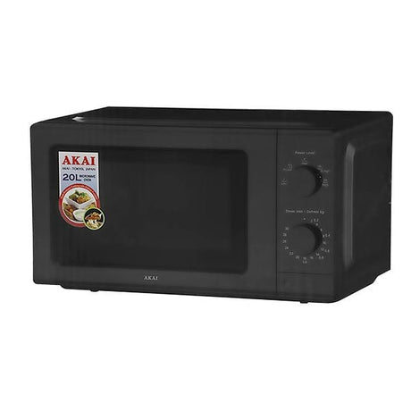 Akai Kitchen Appliances Akai Black Microwave Oven 20L 700W - MW075A-020MS