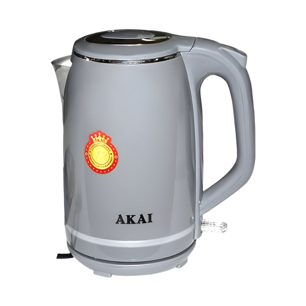 Akai Electric Kettle Akai Grey Cordless Electric Kettle 1.8L 1800W - EK029A-18GE