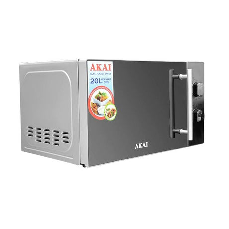 Akai Kitchen Appliances Akai Grey Microwave Oven 20L 1000W With Grill - MW063A-720MS