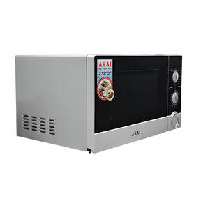 Akai Kitchen Appliances Akai Grey Microwave Oven 23L 1000W With Grill - MW064A-823MS