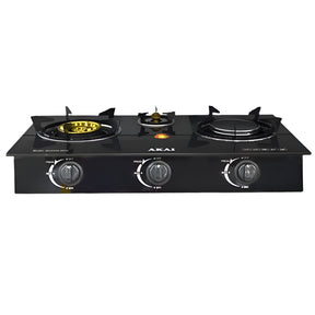 Akai Kitchen Appliances Akai Infrared 3 Burner Table Top Gas Cooker - GC033A-8536