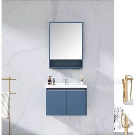 Bathroom Vanity Bathroom Vanity & Cabinets Bathroom Blue Vanity Cabinet 600 x 480mm - T-9532