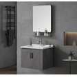 Bathroom Vanity Bathroom Vanity & Cabinets Bathroom Grey Vanity Cabinet 600 x 480mm - D-6941