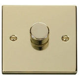 Brass Switches & Sockets Brass 1 Gang 2 Way Dimmer Switch