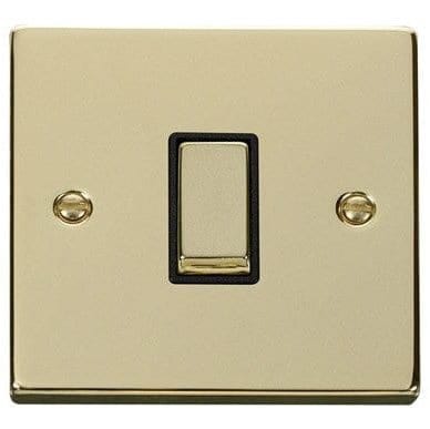 Brass Switches & Sockets Brass 10A 1 Gang 2 Way Ingot Light Switch