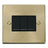 Brass Switches & Sockets Brass 10A 3 Gang 2 Way Light Switch