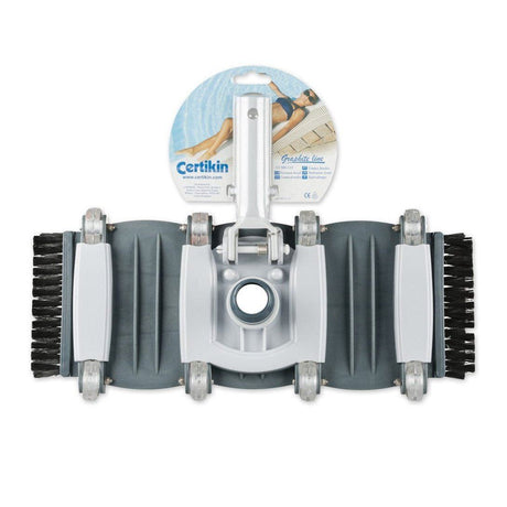 Certikin Swimming Pool Accessories & Maintenance Certikin Graphite Flexible Vacuum Head With Side Brushes 9" - CCMG115