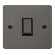 Click Define Switches & Sockets Click Define Black Nickel 10A 1 Gang Intermediate Switch