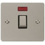 Click Define Switches & Sockets Click Define Stainless Steel 20A Double Pole Switch with Neon for AC / Water Heater