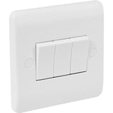 Click Mode Switches & Sockets Click Mode 10A Switch 3 Gang 2 Way Switch