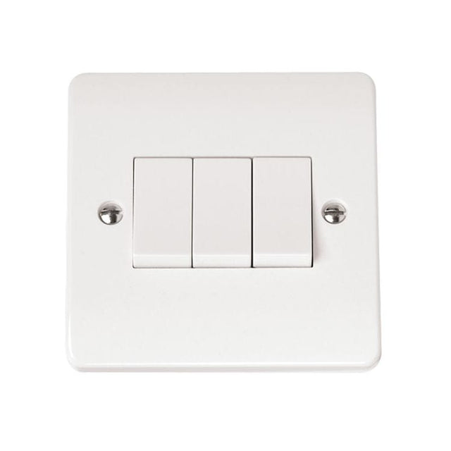 Click Mode Switches & Sockets Click Mode 10A Switch 3 Gang 2 Way Switch