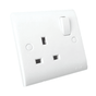 Eaton-MEM Switches & Sockets Eaton-MEM 13A Single 1 Gang Switched Socket