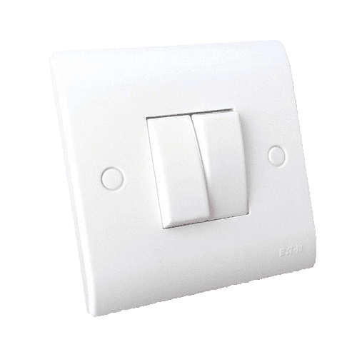 Eaton-MEM Switches & Sockets Eaton-MEM 2-Gang 2-Way 10A Light Switch