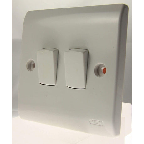 Eaton-MEM Switches & Sockets Eaton-MEM 2-Gang 2-Way 10A Light Switch