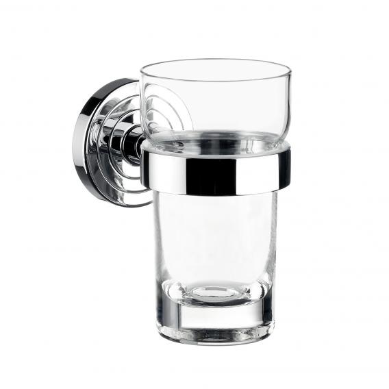 Emco Bathroom Accessories Emco Polo Satined Crystal Glass Tumbler & Holder