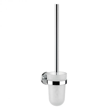 Emco Bathroom Accessories Emco Polo Toilet Brush Set with Satin Crystal Glass