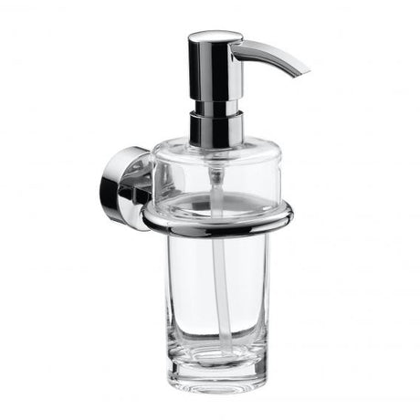 Emco Bathroom Accessories Emco Rondo2 Satined Crystal Glass Liquid Soap Dispenser