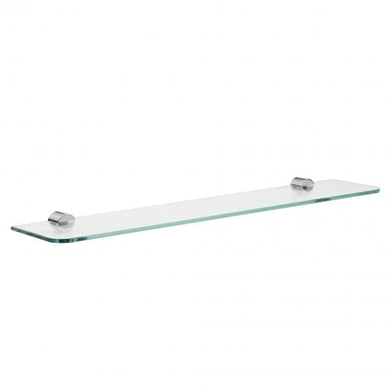 Emco Bathroom Accessories Emco Rondo2 Satined Crystal Glass Shelf 600x30x125mm