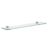 Emco Bathroom Accessories Emco Rondo2 Satined Crystal Glass Shelf 600x30x125mm