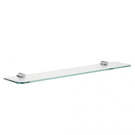 Emco Bathroom Accessories Emco Rondo2 Satined Crystal Glass Shelf 600x30x125mm